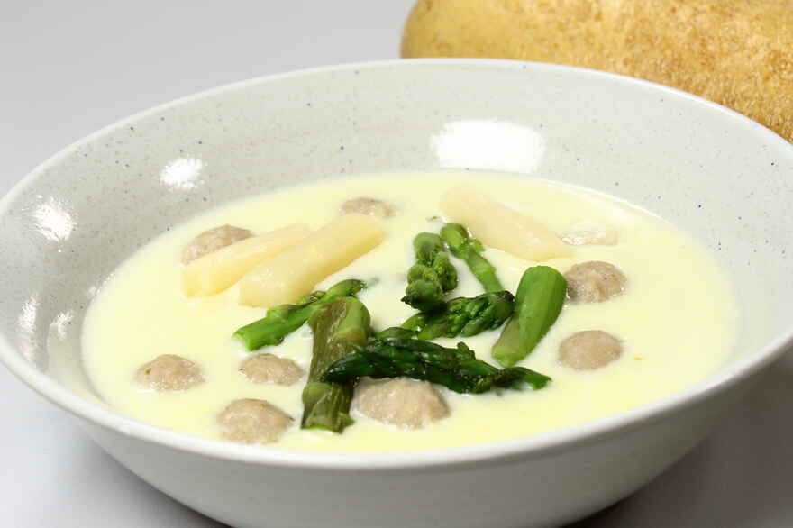 Aspargessuppe ... klik for at komme tilbage