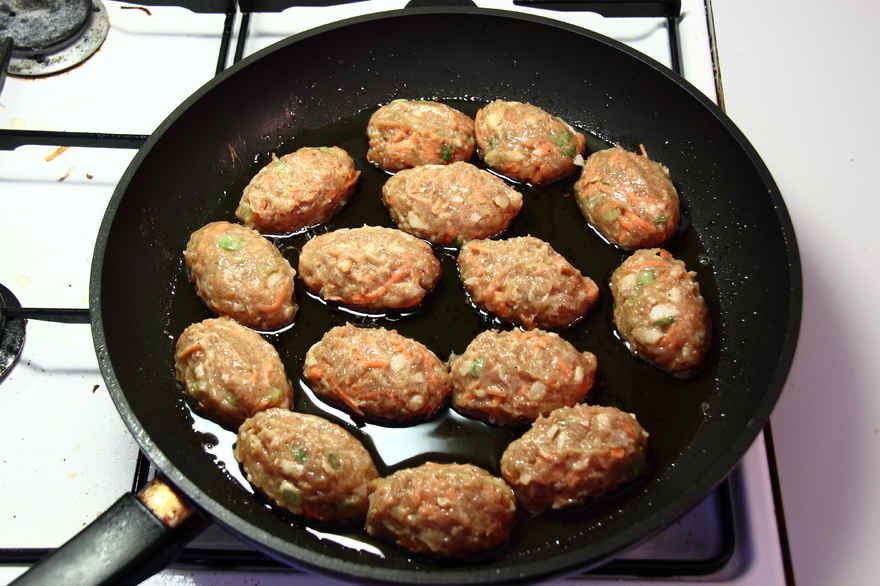 Kylling frikadeller 02 ... klik for at komme tilbage