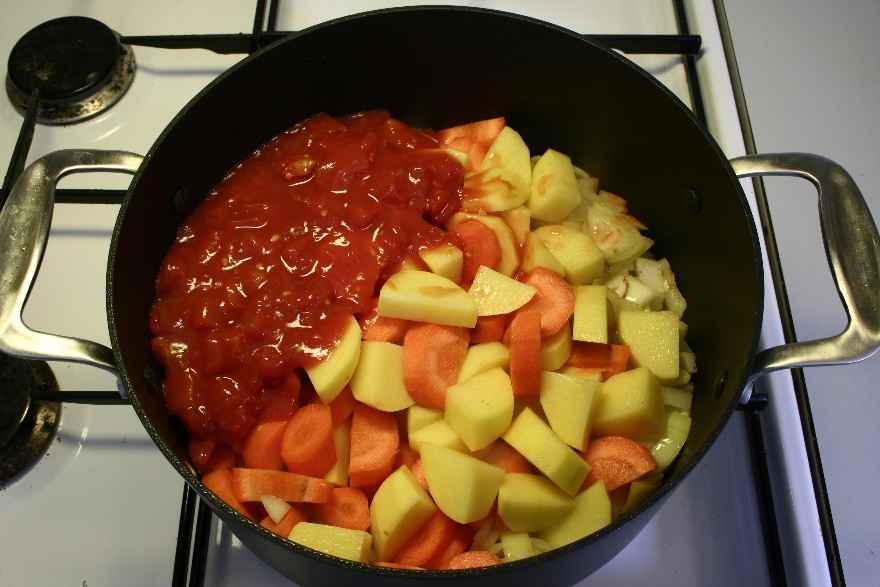 Krydret tomatsuppe ... klik for at komme tilbage