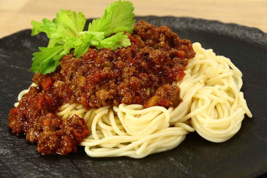 Spaghetti Bolognese - Bolognese sauce ... klik for at komme tilbage