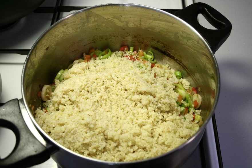 Afrikansk krydret bulgur ... klik for at komme tilbage