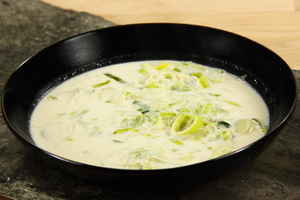 Den nemme porresuppe