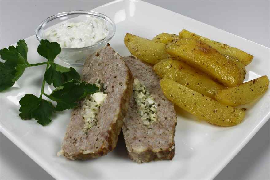 Græsk farsbrød med agurkesalat ... klik for at komme tilbage