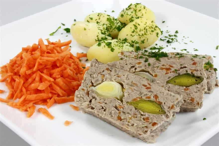 Farsbrød med porrer og gulerødder ... klik for at komme tilbage