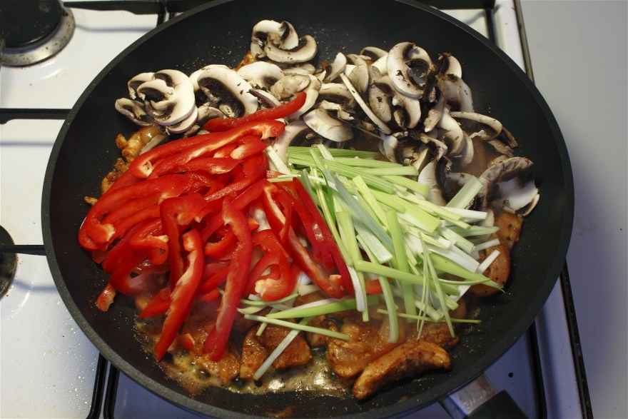 Fajitas med kylling ... klik for at komme tilbage