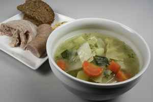 Hvidkålssuppe (gammeldags)