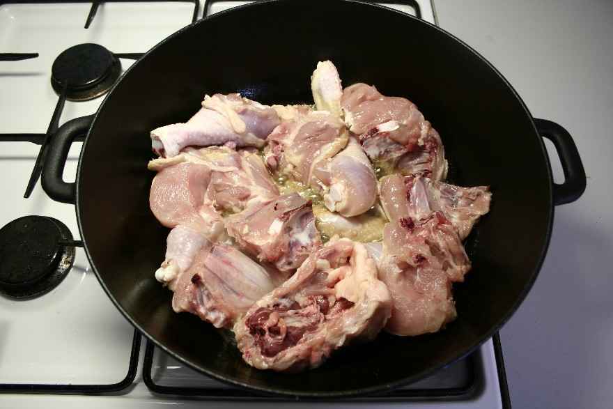 Coq au vin (kylling i vin) ... klik for at komme tilbage