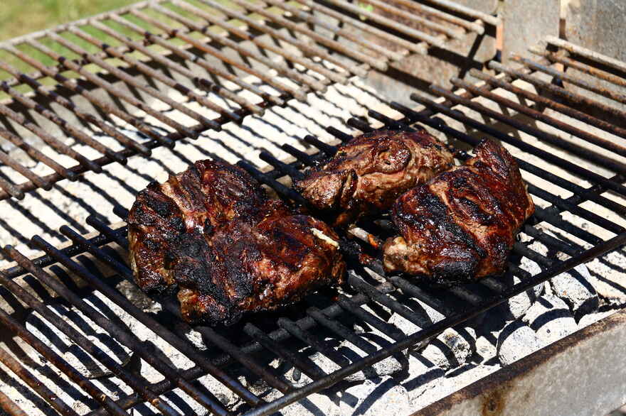 Lammeculotte på grill ... klik for at komme tilbage