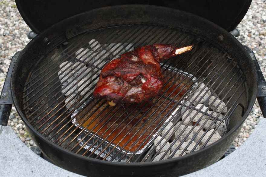 Bornholmsk sommerbuk på webergrill ... klik for at komme tilbage