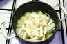 hvide Asparges- kartoffelsalat med citronvinaigrette, billede 1