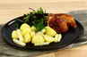 hvide Asparges- kartoffelsalat med citronvinaigrette ... klik på billedet for at komme tilbage