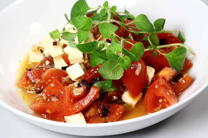 Tomatsalat med feta ... klik for at komme tilbage