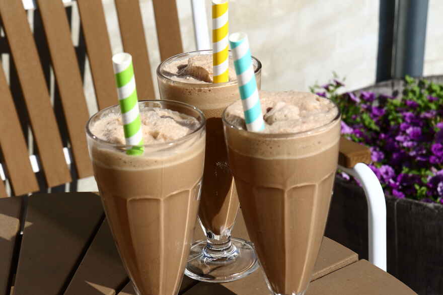 Kaffemilkshake ... klik for at komme tilbage