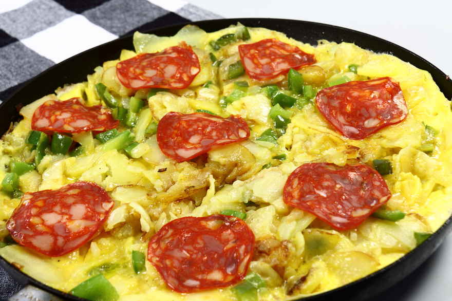 Spansk tortilla - Spansk kartoffelomelet ... klik for at komme tilbage