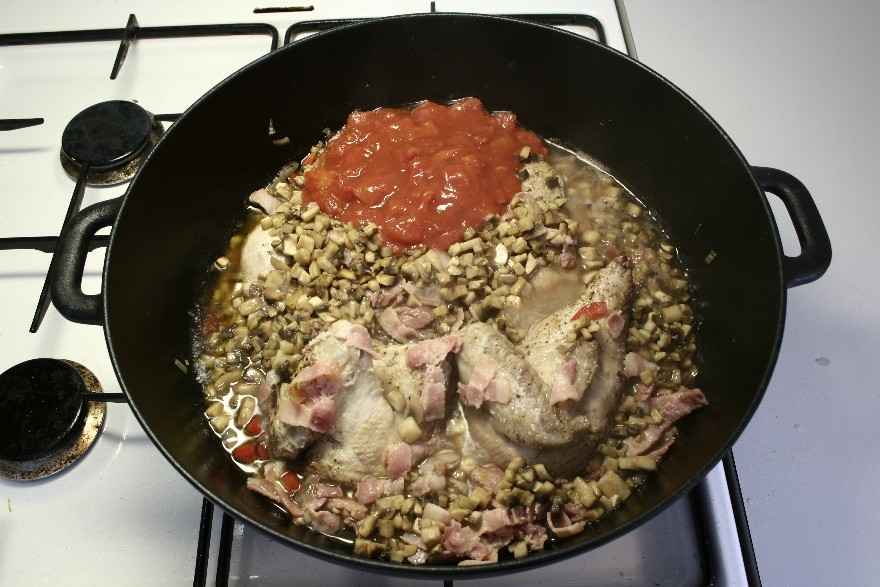 Risotto alla Sbirraglia (Kyllingerisotto) ... klik for at komme tilbage