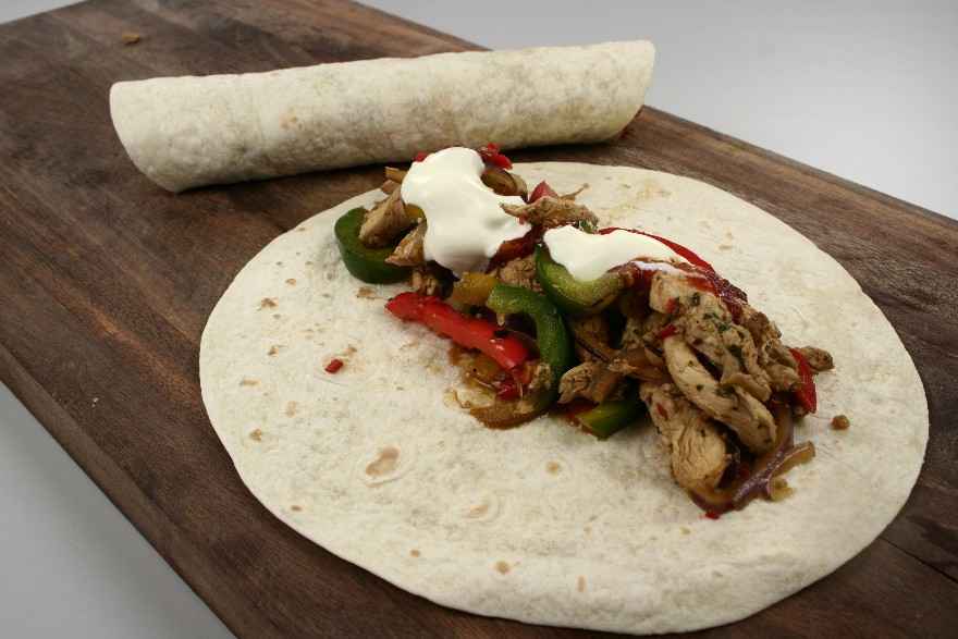 Mexicanske kyllingfajitas ... klik for at komme tilbage