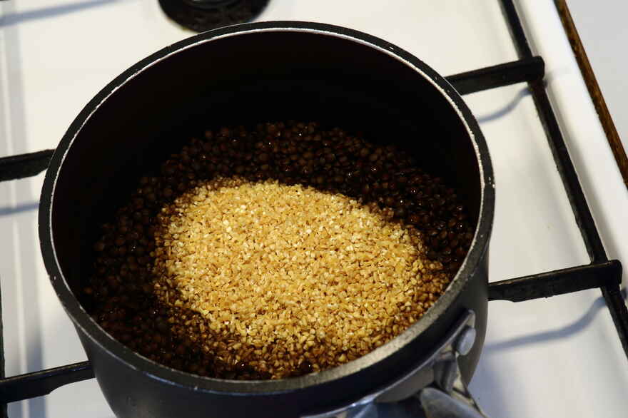 Mujadara (Linser med bulgur) ... klik for at komme tilbage