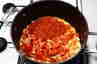 Torskefilet i tomatflødesovs med rejer, fetaost og hvidløg ... klik på billedet for at komme tilbage