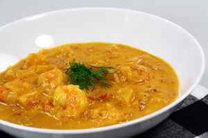 Indonesisk rejesuppe - Ferskensuppe med rejer, billede 4