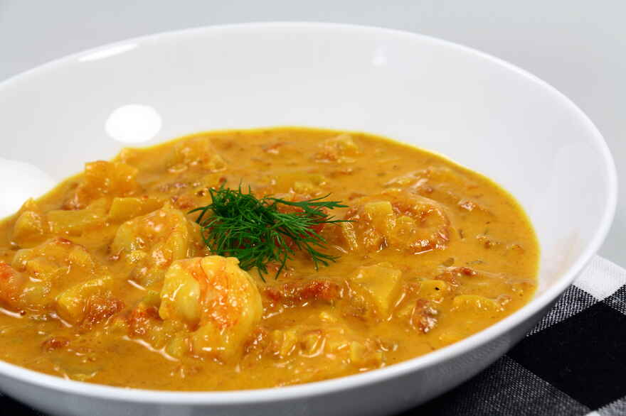 Ferskensuppe med rejer - Indonesisk rejesuppe ... klik for at komme tilbage