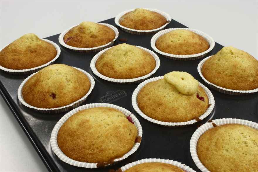 Hinbær muffins ... klik for at komme tilbage