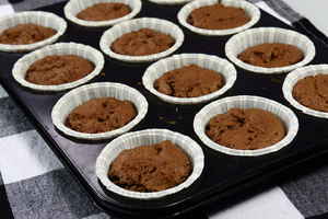 Brownie muffins med kakao, billede 4