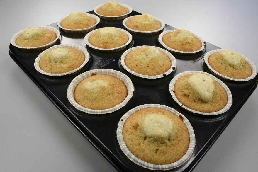 Vanilje muffins - Vaniljemuffins ... klik for at komme tilbage