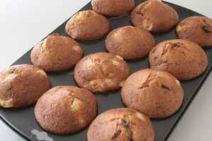 Banan chokolade muffins