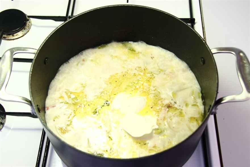 Kartoffelsuppe med bacon 02 ... klik for at komme tilbage