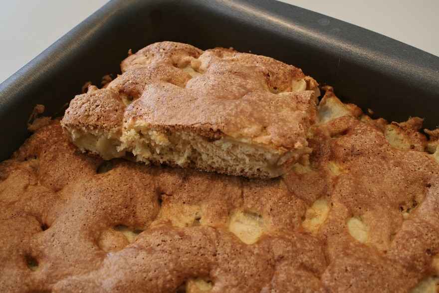 Bagt æblekage - fedtfattig ... klik for at komme tilbage