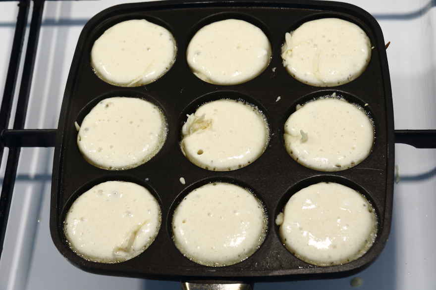 Æbleskiver med kærnemælk og natron ... klik for at komme tilbage