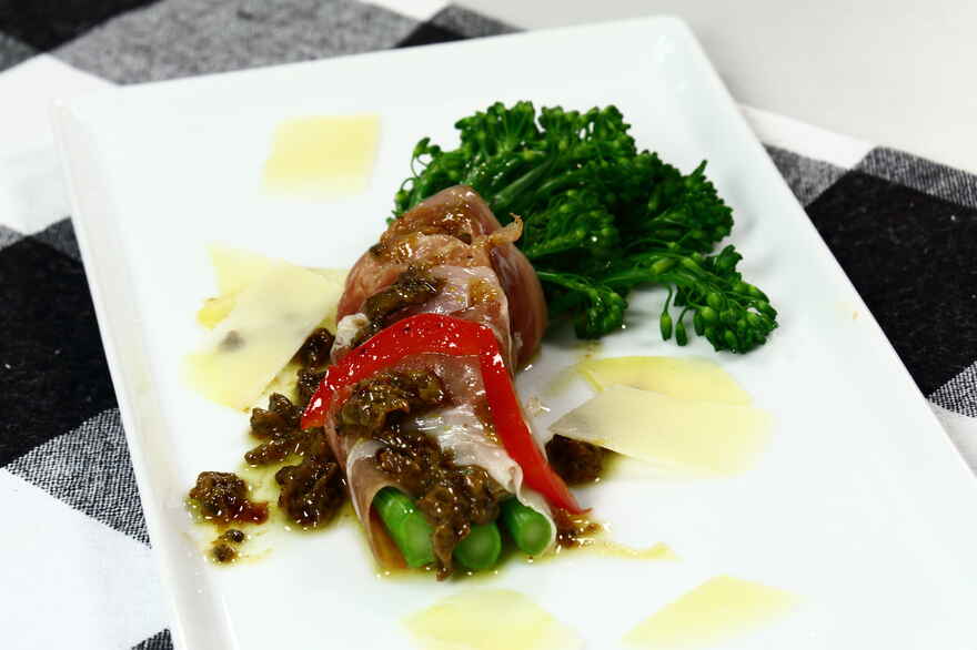 Bimi broccoli parmaskinke ... klik for at komme tilbage