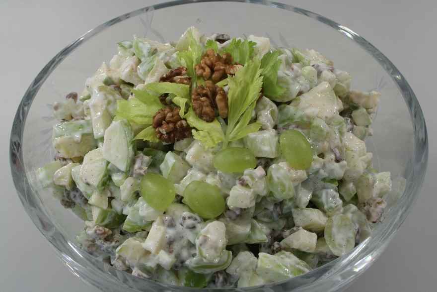 Waldorfsalat fedtfattig ... klik for at komme tilbage