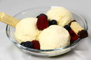 Hvid chokoladeis, billede 4 Hvid chokoladeis, billede 4