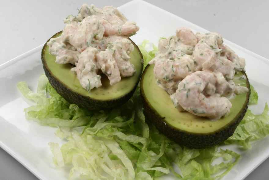 Fyldt avocado ... klik for at komme tilbage