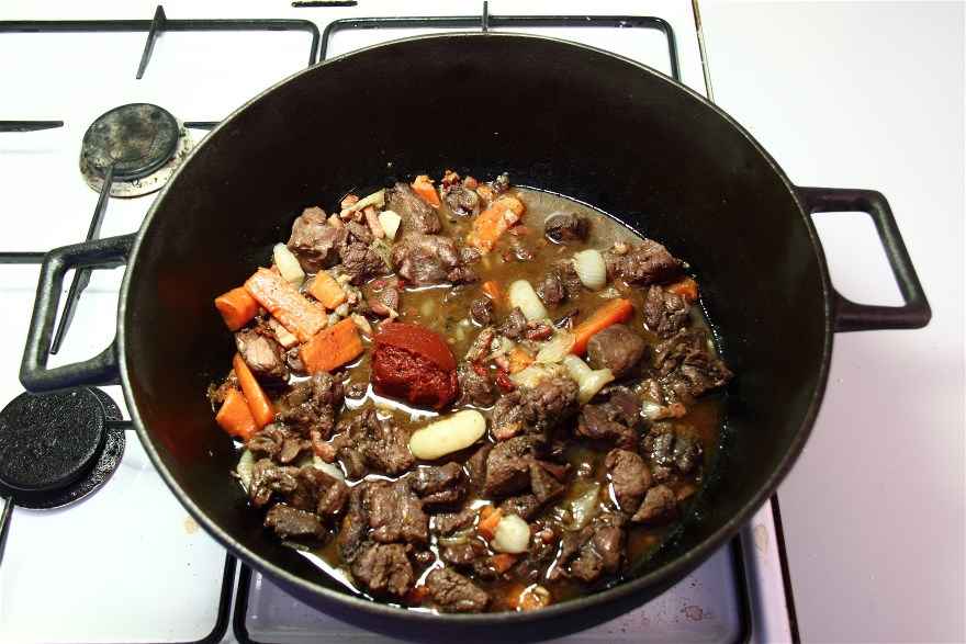 Dyrebov bourguignonne ... klik for at komme tilbage