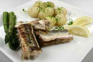 Grillet hornfisk