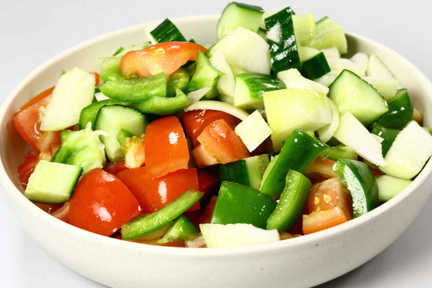 Bulgarsk shopska salat ... klik for at komme tilbage