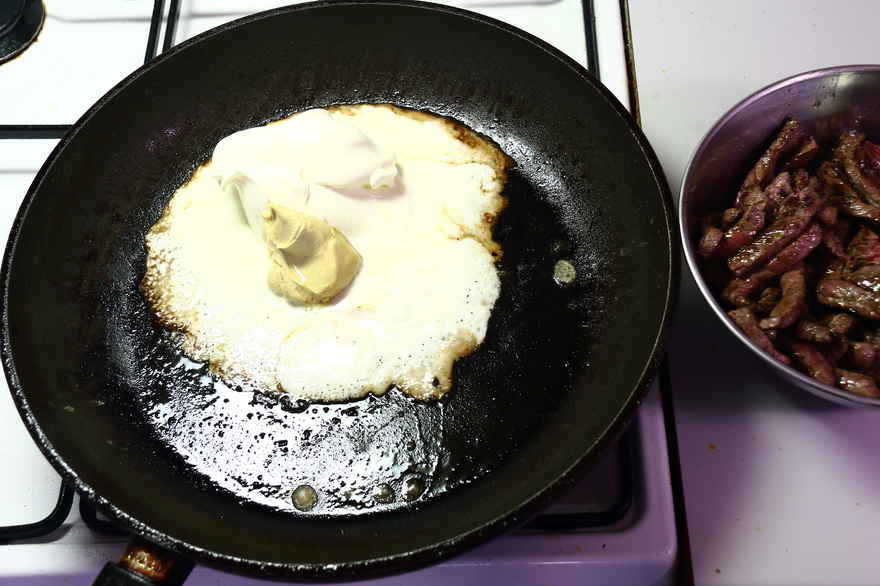 Bøf stroganoff med cognac ... klik for at komme tilbage