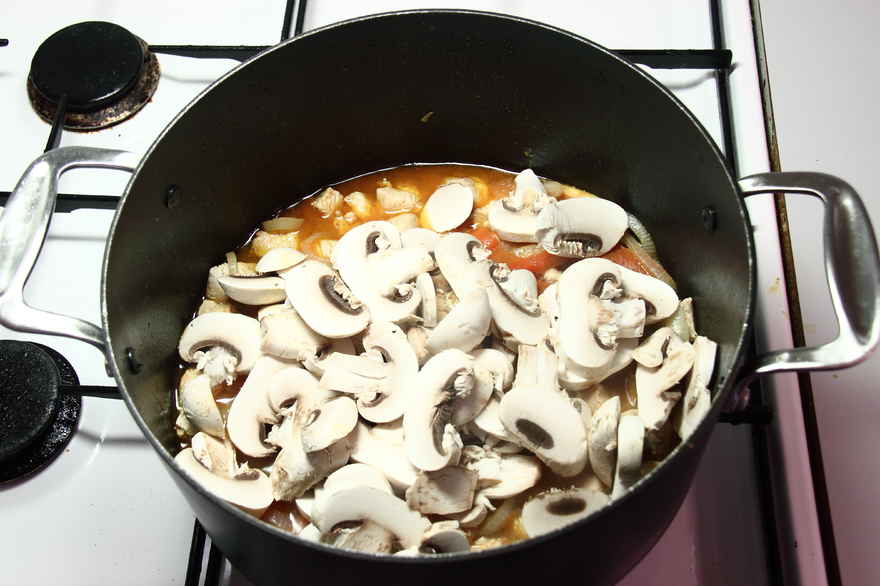 Kalkungryde med champignon ... klik for at komme tilbage