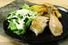 Helstegt kylling med salat og kartoffelbåde ... klik på billedet for at komme tilbage