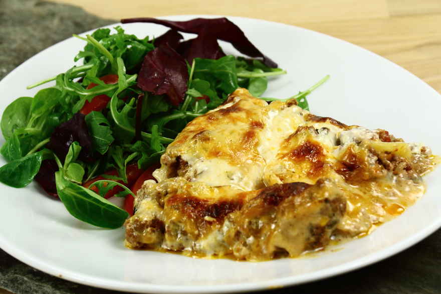 Kartoffelmoussaka ... klik for at komme tilbage