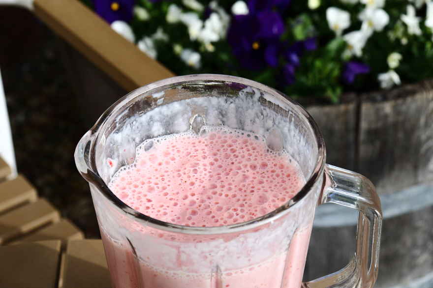 Smoothie med kærnemælk ... klik for at komme tilbage