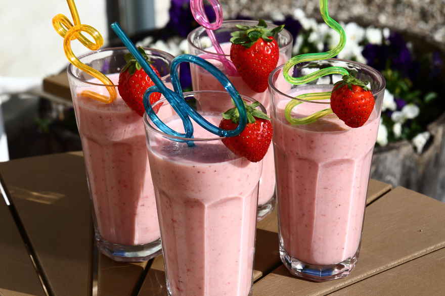 Smoothie med kærnemælk ... klik for at komme tilbage