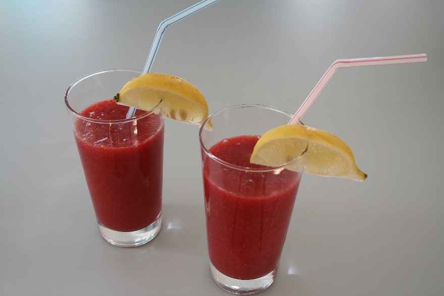 Jordbærsmoothies uden mælk ... klik for at komme tilbage