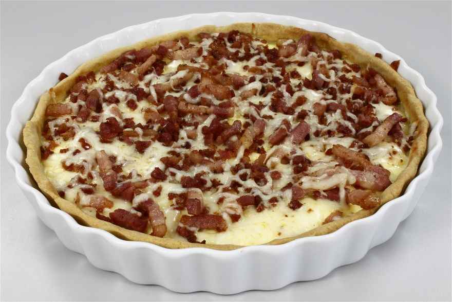 Fransk Ostetærte (Quiche Lorraine) ... klik for at komme tilbage