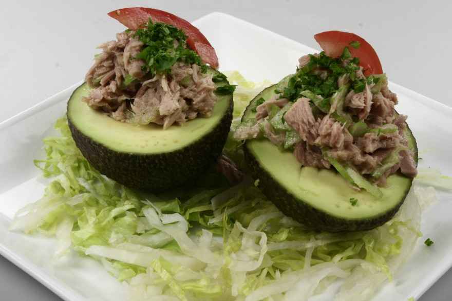 Avocado med tunfyld ... klik for at komme tilbage