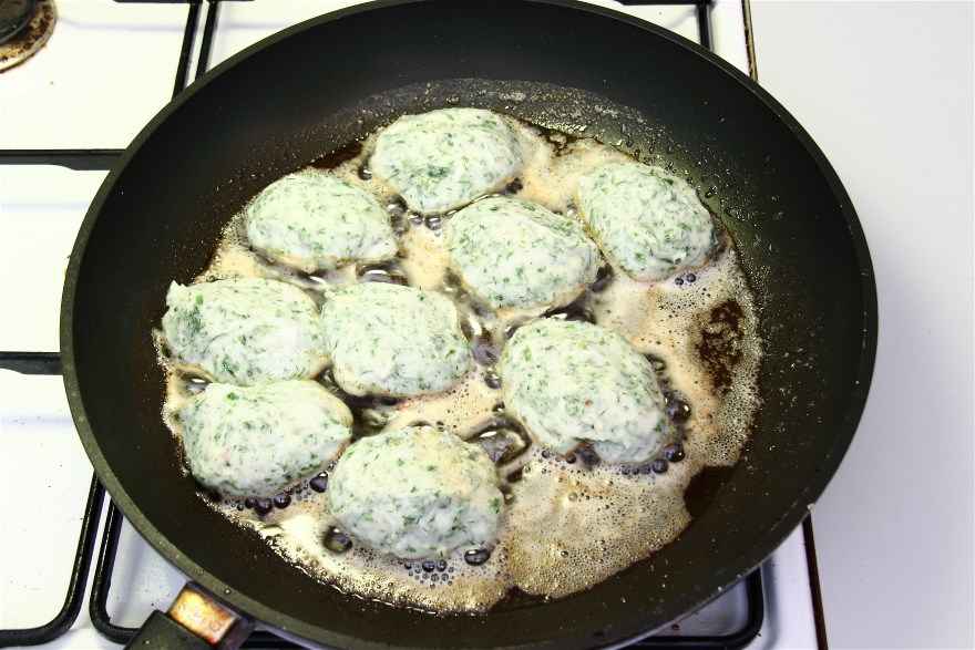 Fiskefrikadeller med squash og krydderurter ... klik for at komme tilbage