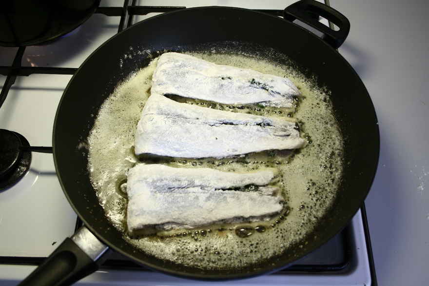 Stegt hornfiskefilet med spidskål ... klik for at komme tilbage