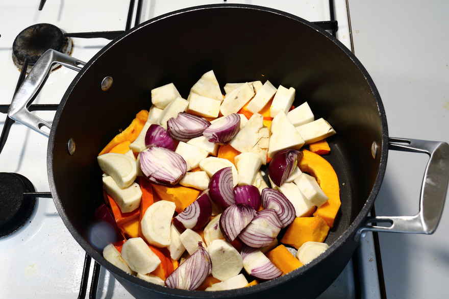 Hokkaidosuppe - Cremet græskarsuppe ... klik for at komme tilbage